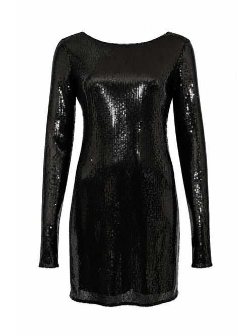 Abito corto in tulle con paillettes Patrizia Pepe | 8A1677 J401K103